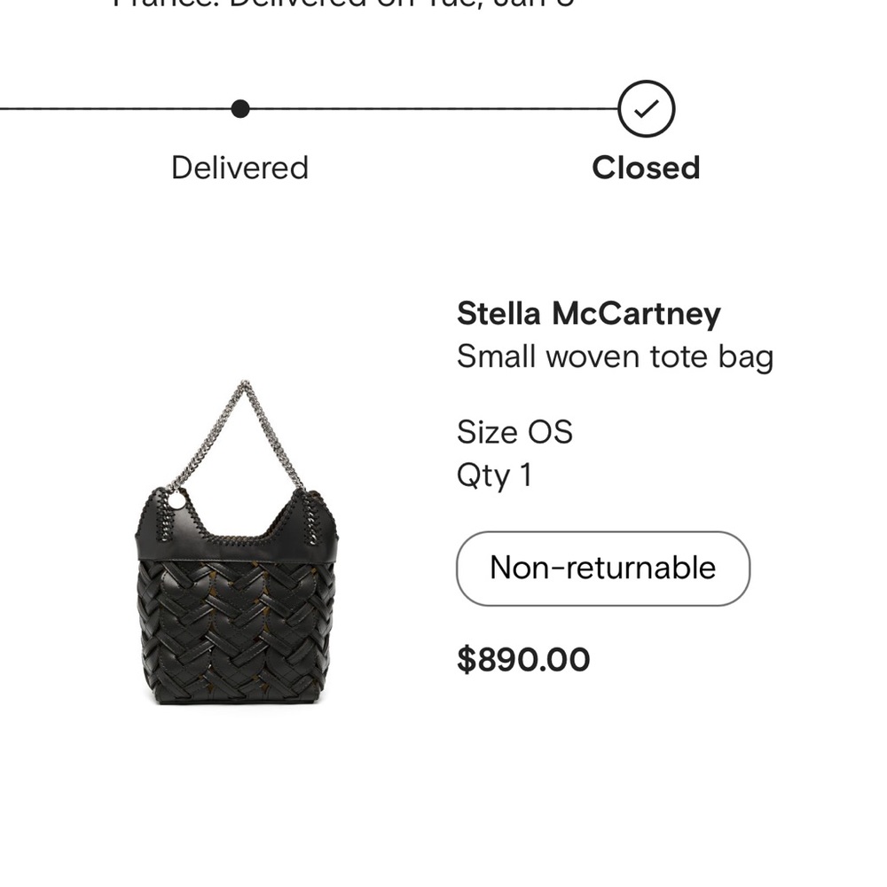 Stela McCartney woven bag